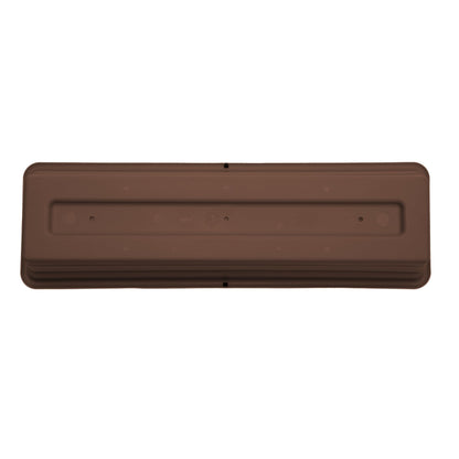 Bloem Dura Cotta Window Box Planter w/Tray, 18", Chocolate (DCBT18-45), 2 Gallon