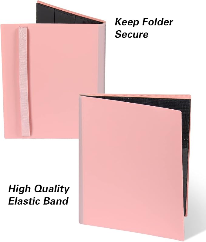 GEAoffice Card Binder, 9 Pockets Trading Card Album Folder, 360 Side Loading Pocket Binder for Sports&Game Cards, MTG, and Other TCG