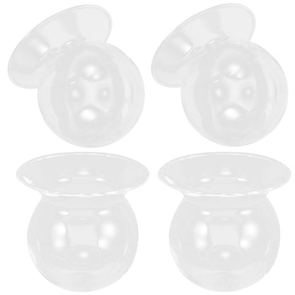 Generic 4pcs Glass Propagation Vases for Plants Hydroponic Flower Pots Glass Terrarium Table Centerpiece Home Décor