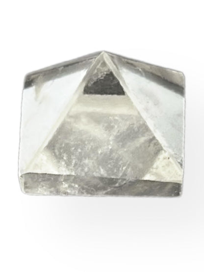 WholesaleGemShop Beautiful Lot of 10 Pieces Clear Crystal Quartz Gemstone Pyramids for Crystal Reiki Vaastu Healing