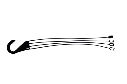 Replacement 4 Strand Plastic Hangers for 12" Hanging Baskets - Set of 5 (Black)