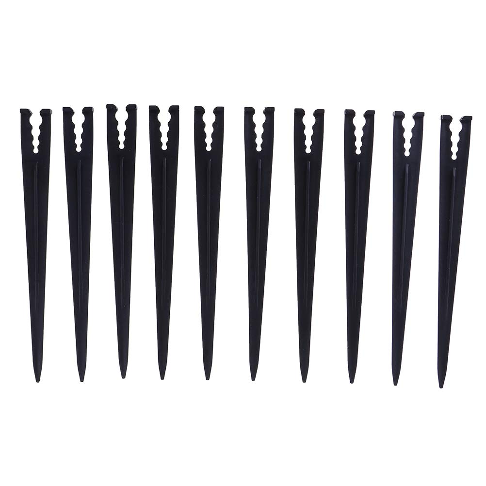 200 Pcs Plastic Irrigation Drip Support Stakes for 1/4-Inch Tubing Hose 4/7 or 3/5 Irrigation Hose Holder&Emitters/Drip Irrigation Kits/Garden Tools for Vegetable Gardens Flower Beds Herbs Garden