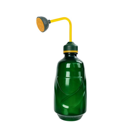 Small Watering Can, 2 in 1 Spray Head Functionality, 450ML Squeeze Garden Plant Watering Can for Seedlings Indoor/Outdoor Plants(Green)