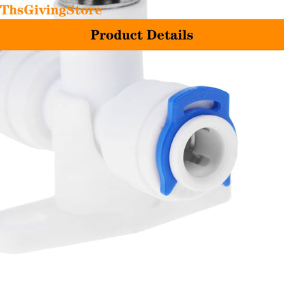 1PCS RO Water Flow Control Valve, Reverse Osmosis 1/4" OD Regulator Waterflow Control Valve Connector Fitting, Water Flow Adjust Valve, Water Speed Controller