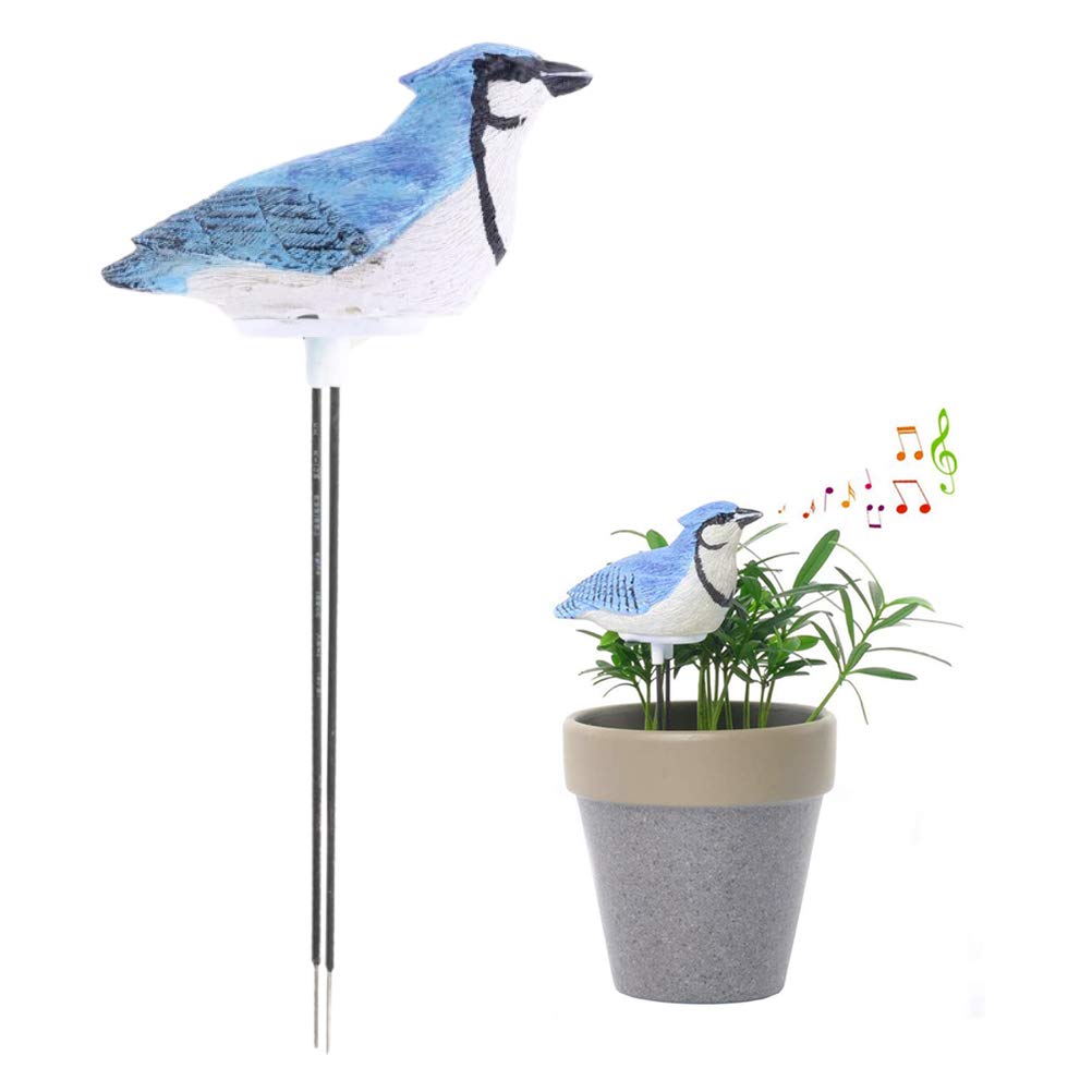 HEEPDD Soil Moisture Sensor Meter with Bird Design, Plant Watering Alarm Device for Indoor Outdoor Potted Plants