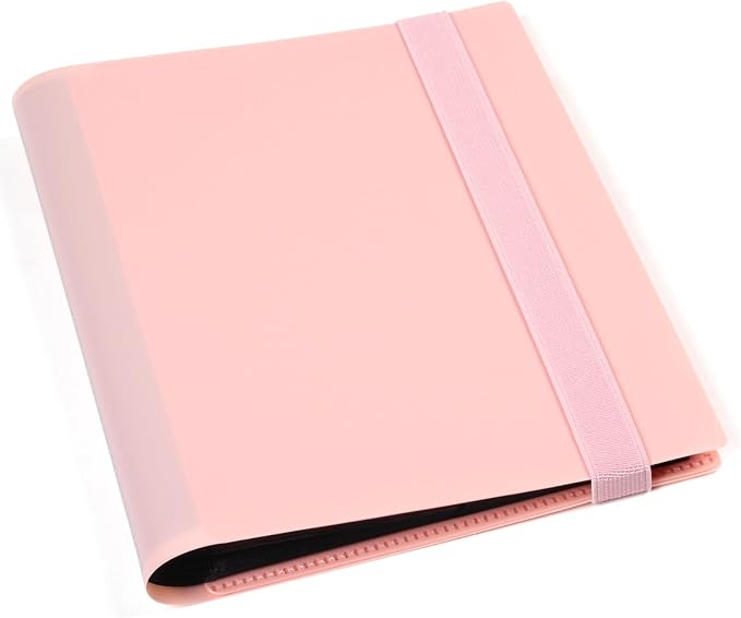 GEAoffice Trading Card Binder - 4 Pocket Card Collection Album Folder - 160 Side Loading Pocket Binder for TCG, MTG, Sports&Game Cards - Gifts for Girls