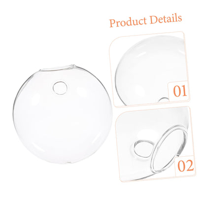IMIKEYA 2pcs Wall Hanging Hydroponic Vase Transparent Glass Terrarium Planter for Easy Plant Propagation Home Decor and Unique Flower Display Any Space