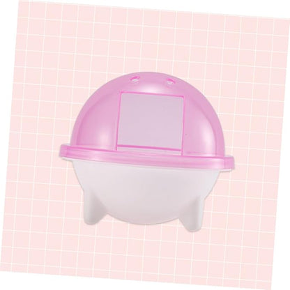 SUPVOX 3pcs Hamster Bathroom Chinchilla Dust Bath Guinea Pig Hideout Pet Cleaning Bath Tub