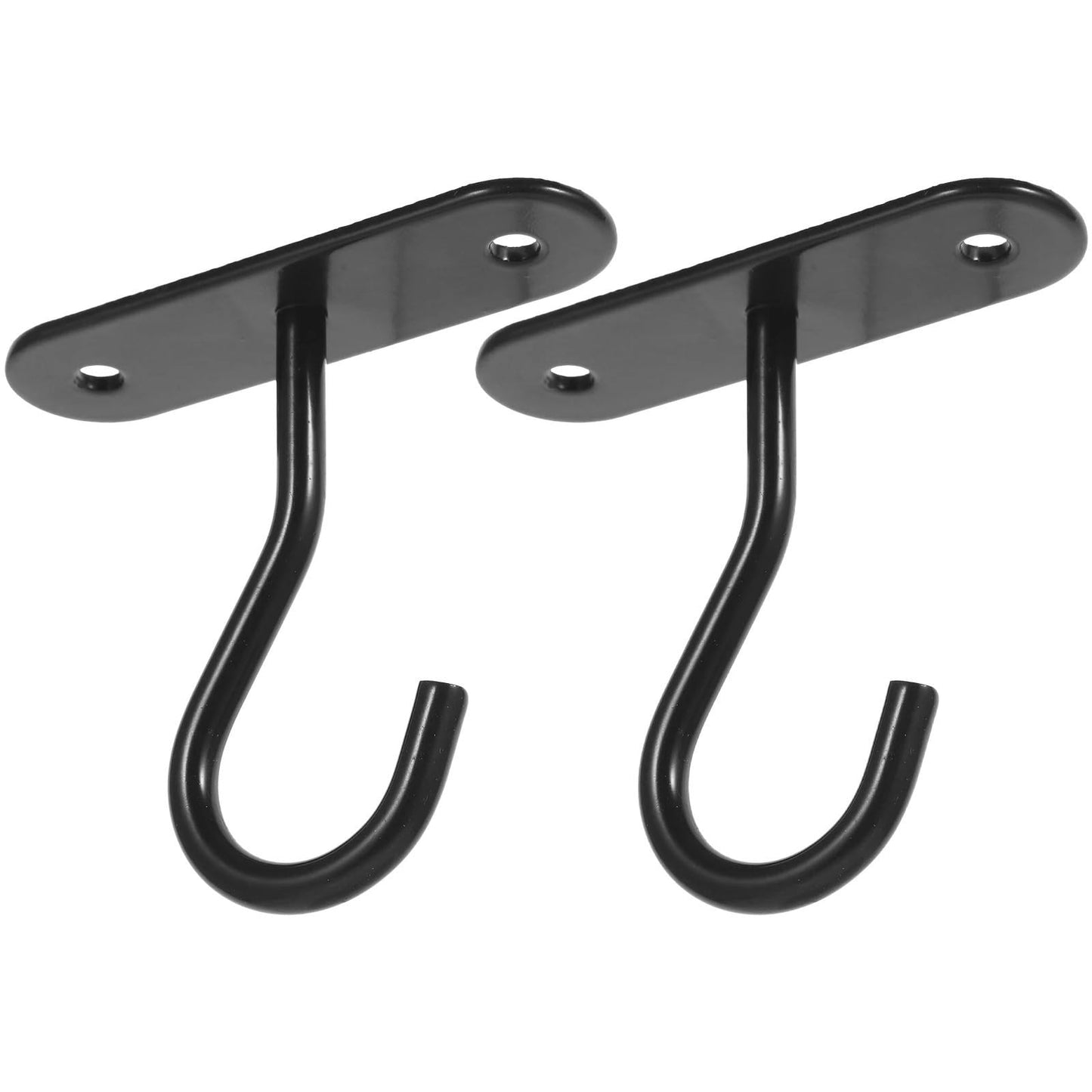 JTJIYN 2Sets Metal Hooks Hanging Brackets for Plants Flowerpot Ceiling Kits Basket Wall Garden Outdoor Plant Hangers for Hanging Lanterns