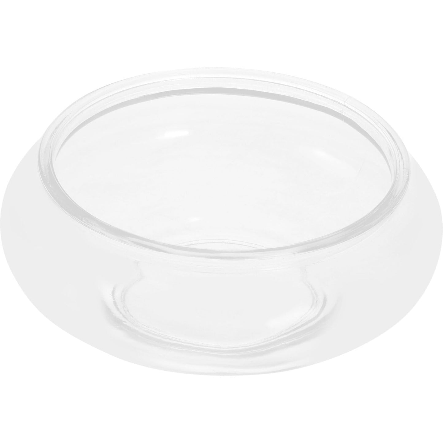 Milisten Glass Bubble Bowl, 15cm Flower Glass Vase Bowl Succulent Planter Air Plants Hydroponic Display Terrarium Floating Candles Bowl Centerpiece Candy Dish, 15.00X15.00X6.00CM, Transparent