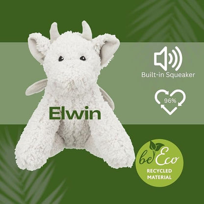 TRIXIE Be Eco Elwin The Dragon Plush Dog Toy for All Dogs