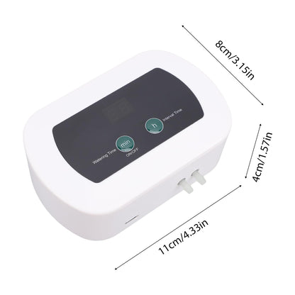ZJchao Smart Automatic Plant Watering System, 400ml per min Flowrate Programmable Timer Drip Irrigation Kit with LED Display for Indoor Outdoor Garden Office Home Water 10 Potted Plants (BSV-IC201)