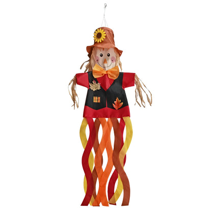 THQZLH Scarecrow Windsock - Fun and Festive Outside Decorations for Your Yard