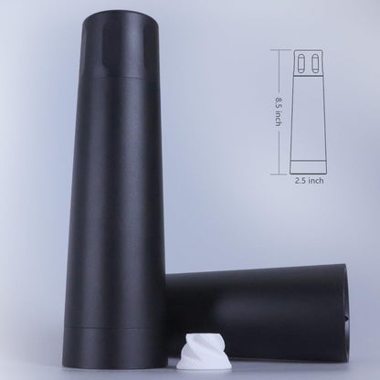 Heavy duty mill grinder, Salt and Pepper grinder mill, Manual Pepper Mill, Metal Pepper Grinder, Quick mill grinder, Black pepper grinder, Aluminum Matte Black, Gifts for Men,Ceramic Grinding Core