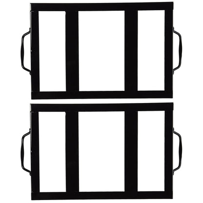 Yardwe Salt Block Holder Rack 12.40X8.42In Stainless Steel Salt Plate Stand for Grilling Barbecue Cooking Accessories Outdoor Picnic Use