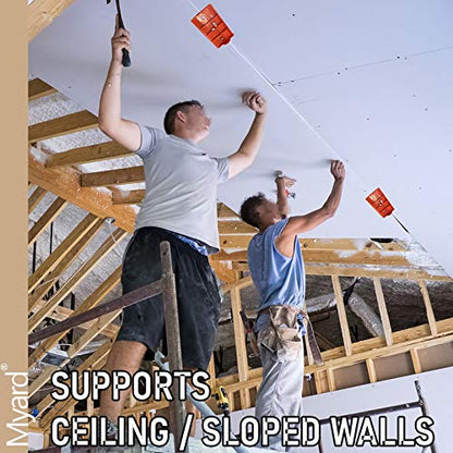 Myard Upgraded Drywall Fitting Tool Block Support The Plaster Board in Place While Positioning & Fixing (2pcs)