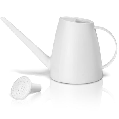 TTAOE GN Watering Can - for Indoor and Outdoor House Plant Garden - with Long Spout - 1/2 Gallon - White