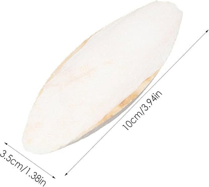 10 Pack Bird Cuttlebone Chew Toy, Natural Cuttlebone for Birds Parakeets Reptile Tortoises Snails, Cuttlefish Bone for Birds, Bird Calcium Stone for Parrots Cockatiels Budgie Macaw