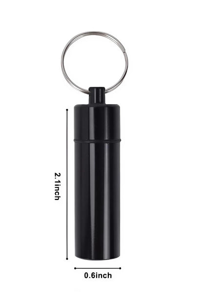 AKIRAMERUNA 3 Pack Leak-Proof Bottle Portable Pepper Shaker Waterproof Aluminum Container for Outdoor Camping Trips Travel