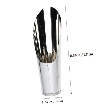 JOINPAYA Stainless Steel Bonsai Soil Scoop Bucket Garden Shovel for Transplanting Flowers Vegetables Seedlings Precise Soil Placement Tool for Potting and Gardening Easy to Use Handheld