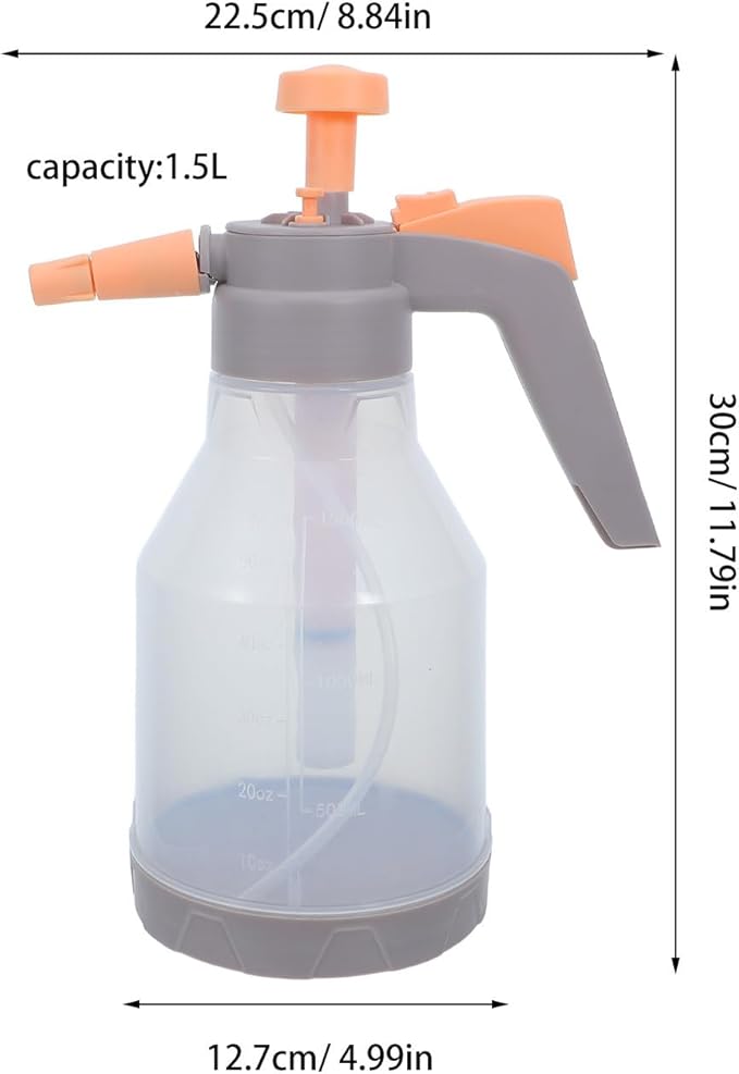 Bird Bath Sprayer for Parrots: Ultrafine Avian Pump Mister - 1.5L/50.72 Fl Oz Handheld Bird Bath Habitat Cleaner for Parakeets Macaws Cockatiels