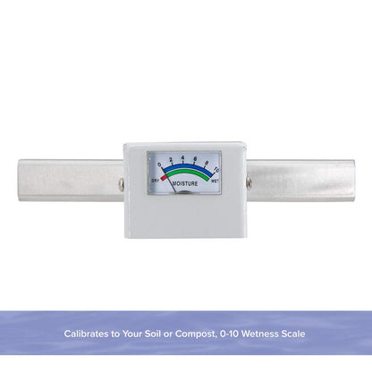 Reotemp 36 Inch Garden and Compost Moisture Meter, Garden Tool Ideal for Soil, Plant, Farm and Lawn Moisture Testing