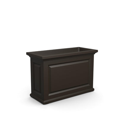 Mayne Nantucket Trough Planter – Self-Watering, Weather-Resistant Planter for Flowers – Durable Outdoor Design for Patio, Porch, or Entryway