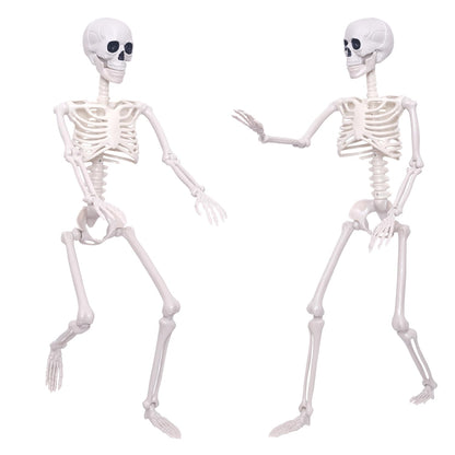QSBOFOST 2Pack Skeletons Decorations,3FtLife Size Skeleton Posable Skeleton with Movable Joints for Halloween Decorations