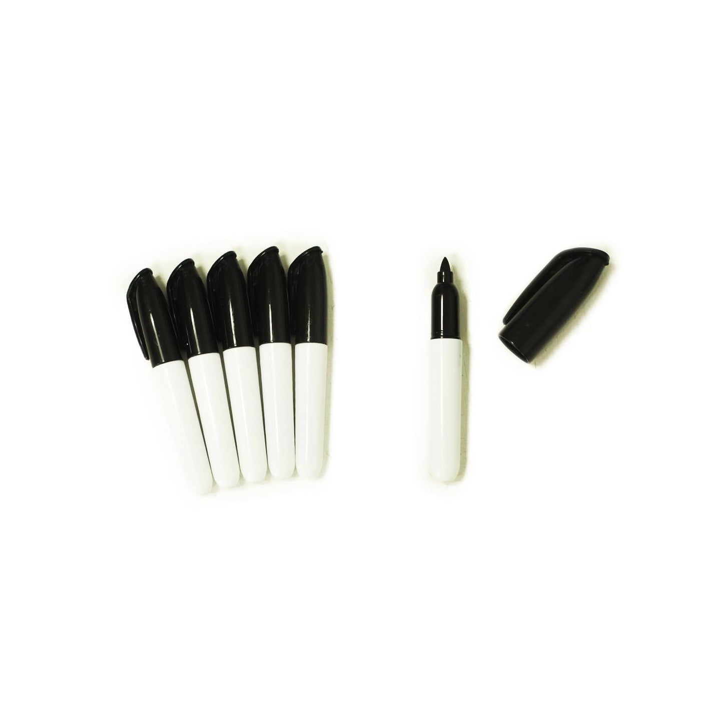 SKKSTATIONERY 36 Pcs Mini Dry Erase Markers, Whiteboard Markers, Marker Pens 3.5'', Black.