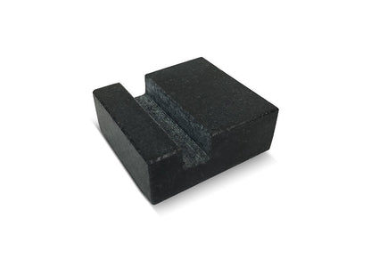 Vertical Business Card Holder for Desk - Black Granite Visiting Card Holder - Holds up to 20 Cards - Desktop Business Card Stand for Home & Office - Elegant & Luxurious Office Desk Accessories