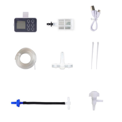 Adjustable Drip Irrigation Set for Housegreens with 15 or 20 Outlets and 300 Seconds Watering Duration Vacation Plant Watering Structure