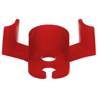 Goaste 100 Pack Plant Training Clips, 90 Degrees Plant Stem Bender, Low Stress Plant Branch Trainer Clips for Flowers, Vegetables, Plant Gardening (Circle Style,Red)