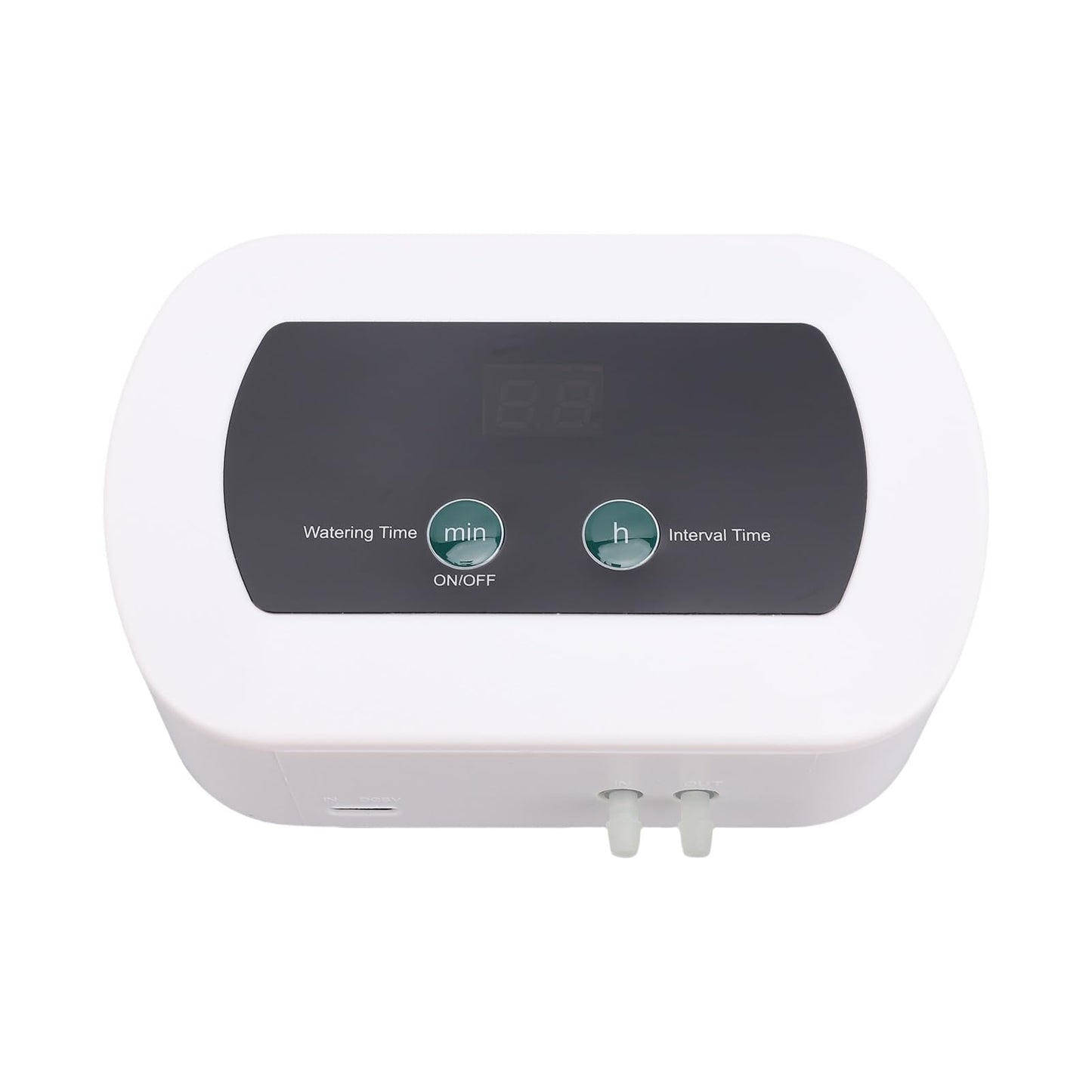 ZJchao Smart Automatic Watering System Plant Waterer 10 Potted Plants IP65 Drip Irrigation LED Display Timer (BSV-IC201)