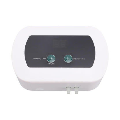 ZJchao Smart Automatic Watering System Plant Waterer 10 Potted Plants IP65 Drip Irrigation LED Display Timer (BSV-IC201)