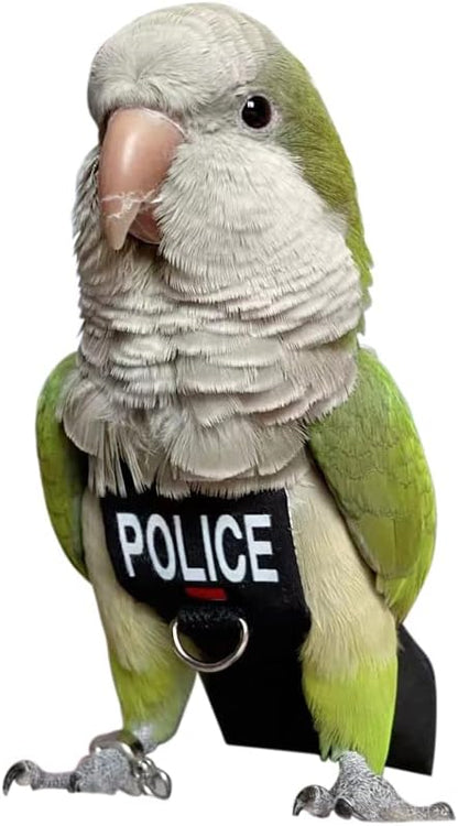 Bird Clothes Parrot Diapers Bird Flight Suits, Reusable Waterproof Diapers pet Bird Supplies (L)
