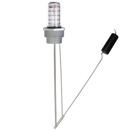 Oil Tank Gauge Fuel Oil Tank Level Gauge,Float Level Measure Compatible with Scully Signal Corp's Scul-Tel & for Intelli-Tank (Vertical) Depth from 42" to 44" Diameter,1-1/2" and 2" Male NPT Thread
