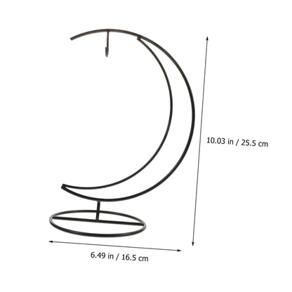 IWOWHERO 4pcs Iron Green Plant Hanging Rack Sturdy Flowerpot Hanger Hydroponic Vase Hanger for