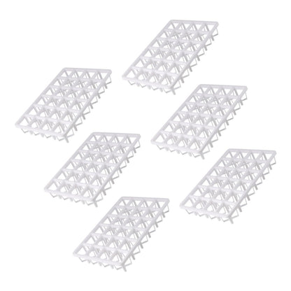 TOYANDONA 6Pcs Square Nursery Pot Holders for Vegetable Germination Durable Planting Tray Racks Lightweight and Reusable Greenhouse Sowing Trays for Plants