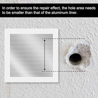 8 ¡¿ 8 inch Drywall Repair Patch, 3 Pack Drywall Repair Kit Large Hole Patch-Repair for Drywalls Heavy Duty Self-Adhesive Mesh Drywalls Patch Kit, Dry Wall Hole Repair-Patch for Drywall-Plaster Wall