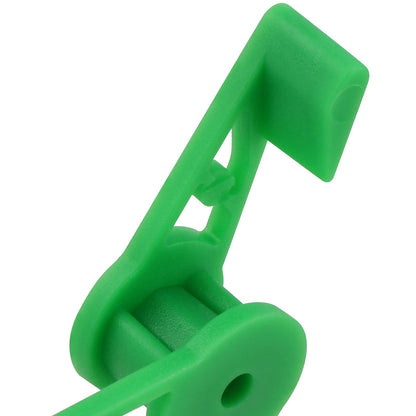 KEILEOHO 120 PCS 360 Degree Adjustable Plant Clips, Plant Branches Bender Stem Trainer Clips, Plant Low Stress Training Clips for Low Stress Training Plant Stem Support, White and Green