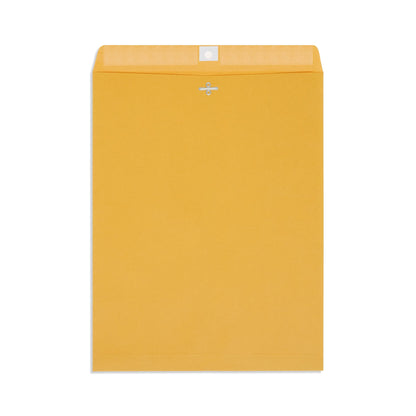 Blue Summit 10x15 Envelopes with Clasp, Legal Size Envelopes 10 x 15, Thick 28lb Manila Kraft Paper, Extra Large Envelope, Strong Gummed Seal For Legal Papers, Large Documents, Manilla, 100 per Box