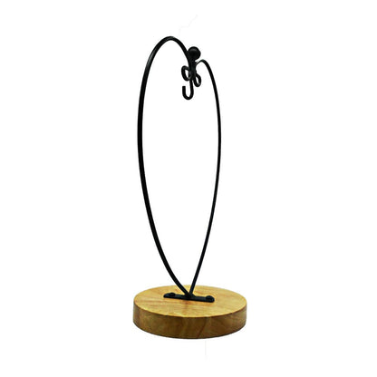 Ornament Display Stand, Ornament Stand Holder Iron Pothook Stand for Hanging Glass Globe Air Plant Terrarium, Witch Ball, Christmas Ornament and Home Wedding Decoration