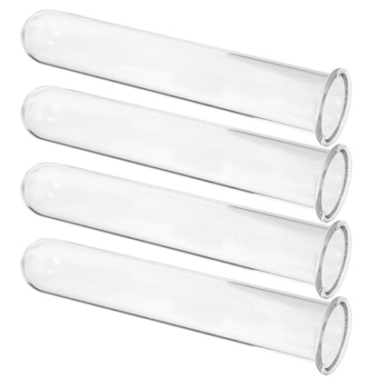 BESPORTBLE 4pcs Glass Test Tube Vase Plant Propagation Tubes Hydroponic Planter Terrariums Desktop Floral for Indoor Plants Home Décor