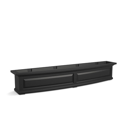 Mayne Nantucket 5-Foot Window Box – Self-Watering, Weather-Resistant Planter for Flowers – Durable Design for Outdoor Use, Perfect for Windows