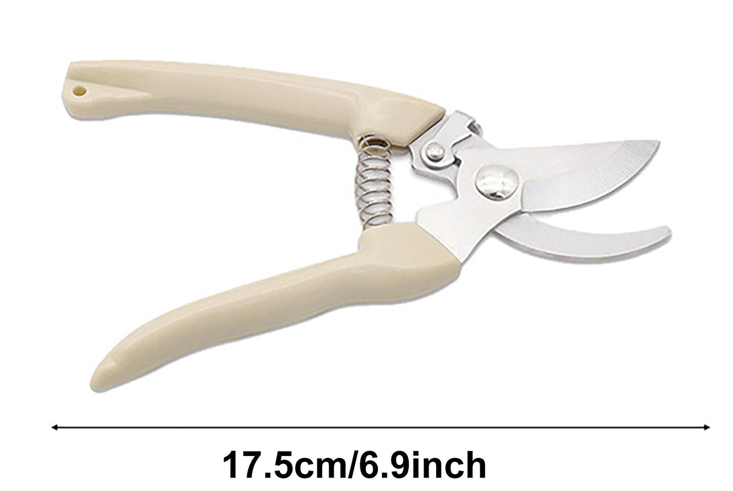 Blue Garden Flower Shears Pruning Shears 6.9 inches Scissors Heavy Duty Plant Scissors for Cutting Flowers, Trimming Plants, Bonsai, Fruits Picking (Blue Handle)