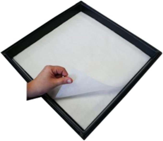 Bird Cage Liner Sheets, 18x18 and 24x36 Inches, 100 Count, White, Custom Cut (60lb up to 18x18)