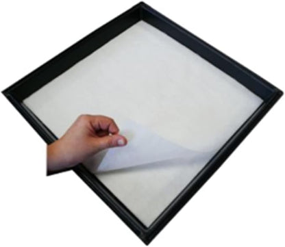 Bird Cage Liner Sheets, 18x18 and 24x36 Inches, 100 Count, White, Custom Cut (40lb up to 18x18)