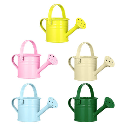 Healeved 5Pcs Iron Kids Watering Cans Chic Small Water Can Watering Bucket Kids Watering Tin Can for Garden Beach Water Bucket for Kids