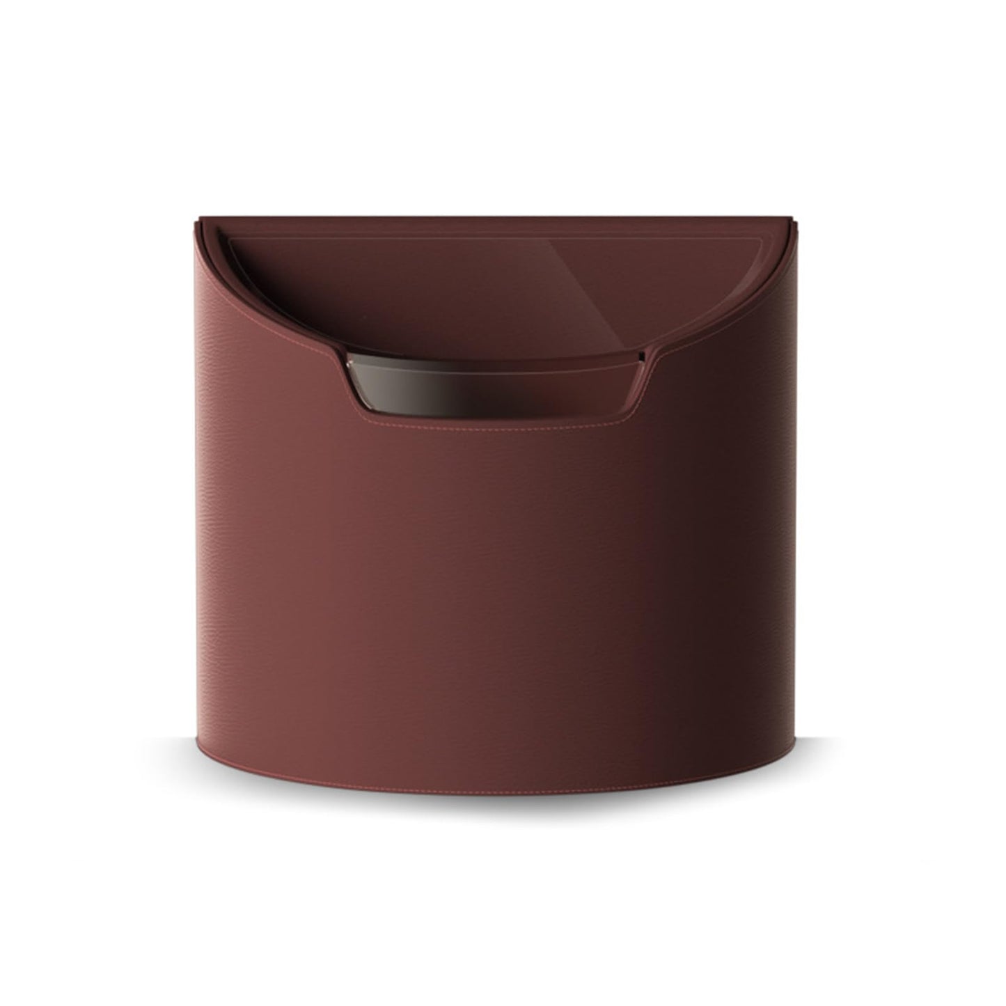 LoopTime Leakproof Car Trash Can,Mini Car Trash Bin for SUV and Truck,Small Removable Liner Garbage Can,Waterproof Automotive Trash Can for Vehicle,Home,Office,Multipurpose,Easy to Clean (Wine Red)