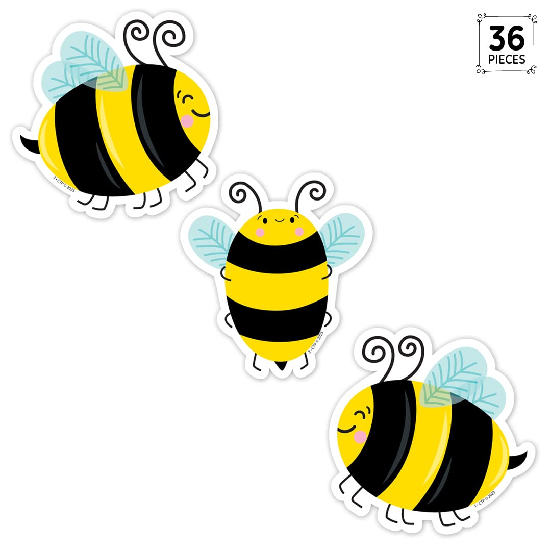 CTP Busy Bees Bees 3" Cut-Outs Classroom Accents (Creative Teaching Press 10882)